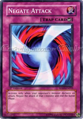 SD09-EN033 Negate Attack comune 1st edition -NEAR MINT-