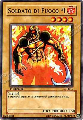 MIJ-I010 Soldato di Fuoco #1 comune 1a Edizione (IT) -NEAR MINT-