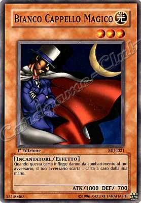 MIJ-I021 Bianco Cappello Magico comune 1a Edizione (IT) -NEAR MINT-