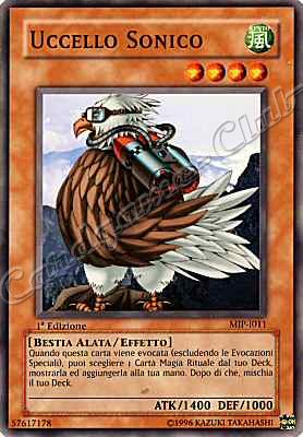 MIP-I011 Uccello Sonico comune 1a Edizione (IT) -NEAR MINT-