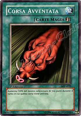 MIP-I033 Corsa Avventata comune 1a Edizione (IT) -NEAR MINT-