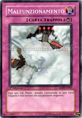 SD09-IT035 Malfunzionamento comune 1a Edizione (IT) -NEAR MINT-