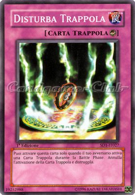 SD1-IT027 Disturba Trappola comune 1a Edizione (IT) -NEAR MINT-