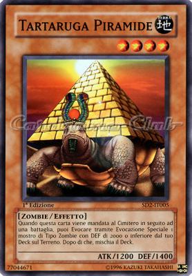 SD2-IT005 Tartaruga Piramide comune 1a Edizione (IT) -NEAR MINT-