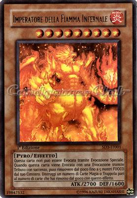 SD3-IT001 Imperatore della Fiamma Infernale ultra rara 1a Edizione (IT) -PLAYED-