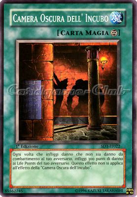 SD3-IT022 Camera Oscura dell'Incubo comune 1a Edizione (IT) -NEAR MINT-