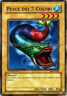 SD4-IT002 Pesce dei 7 Colori comune 1a Edizione (IT) -NEAR MINT-
