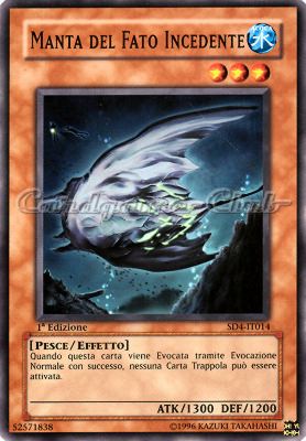 SD4-IT014 Manta del Fato Indecente comune 1a Edizione (IT) -NEAR MINT-