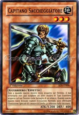SD5-IT009 Capitano Saccheggiatore comune 1a Edizione (IT) -NEAR MINT-