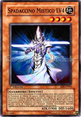 SD5-IT014 Spadaccino Mistico LV4 comune 1a Edizione (IT) -NEAR MINT-