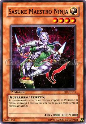 SD5-IT015 Sasuke Maestro Ninja comune 1a Edizione (IT) -NEAR MINT-