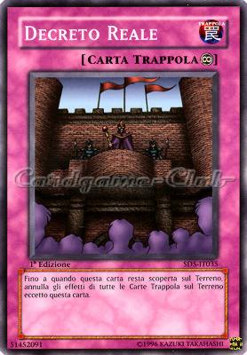 SD5-IT035 Decreto Reale comune 1a Edizione (IT) -NEAR MINT-