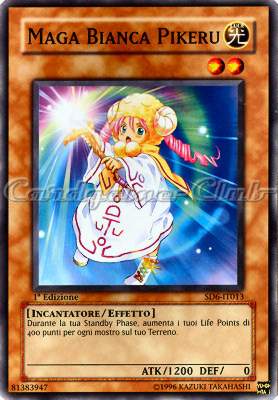 SD6-IT013 Maga Bianca Pikeru comune 1a Edizione (IT) -NEAR MINT-