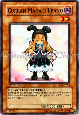 SD6-IT015 Curran Maga d'Ebano comune 1a Edizione (IT) -NEAR MINT-