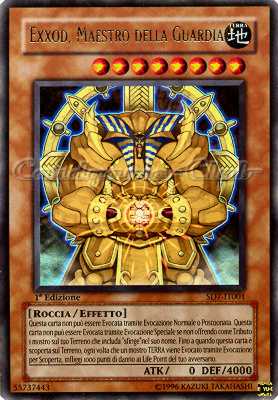 SD7-IT001 Exxod, Maestro della Guardia ultra rara 1a Edizione (IT) -NEAR MINT-