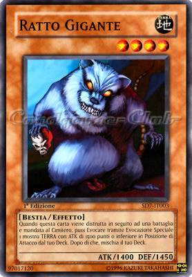 SD7-IT003 Ratto Gigante comune 1a Edizione (IT) -NEAR MINT-
