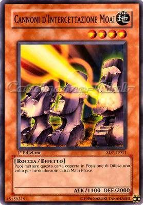 SD7-IT011 Cannoni d'Intercettazione Moai comune 1a Edizione (IT) -NEAR MINT-