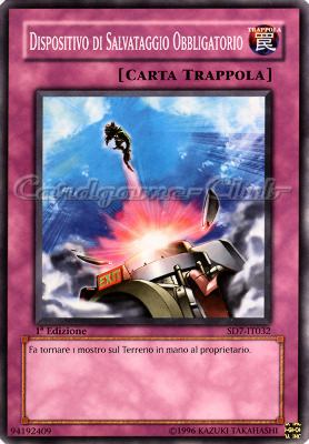 SD7-IT032 Dispositivo di Salvataggio Obbligatorio comune 1a Edizione (IT) -PLAYED-