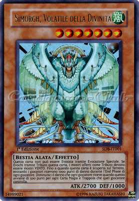 SD8-IT001 Simorgh, Volatile della Divinita' ultra rara 1a Edizione (IT) -PLAYED-