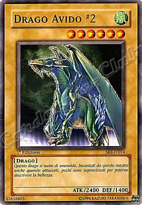 SKE-IT014 Drago Avido #2 comune 1a Edizione (IT) -NEAR MINT-