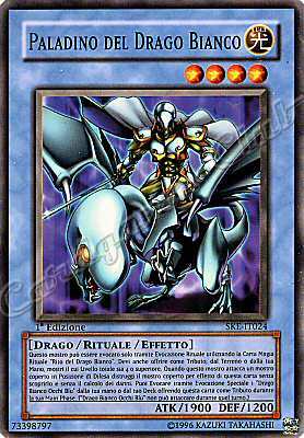 SKE-IT024 Paladino del Drago Bianco comune 1a Edizione (IT) -NEAR MINT-