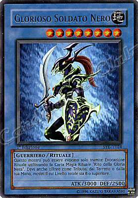 SYE-IT024 Glorioso Soldato Nero ultra rara 1a Edizione (IT) -GOOD-