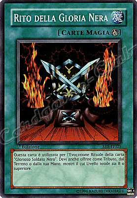 SYE-IT025 Rito della Gloria Nera super rara 1a Edizione (IT) -NEAR MINT-