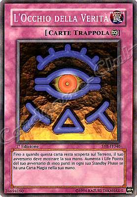 SYE-IT046 L' Occhio della Verita' comune 1a Edizione (IT) -NEAR MINT-