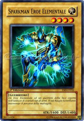 YSD-IT010 Sparkman Eroe Elementale comune 1a Edizione (IT) -NEAR MINT-