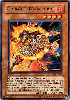 GLAS-IT021 Gladiatore Bestia Laquari rara Unlimited (IT) -NEAR MINT-
