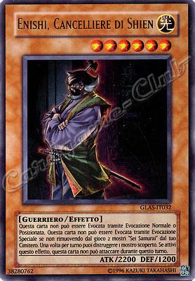 GLAS-IT032 Enishi, Cancelliere di Shien ultra rara Unlimited (IT) -NEAR MINT-