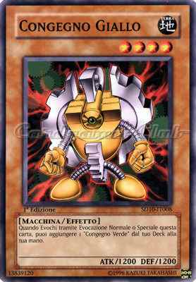 SD10-IT008 Congegno Giallo comune 1a Edizione (IT) -NEAR MINT-