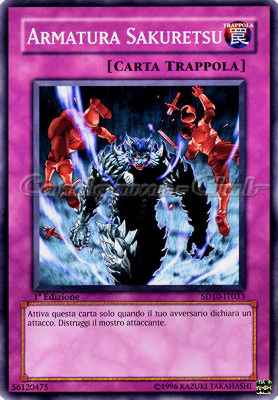 SD10-IT033 Armatura Sakuretsu comune 1a Edizione (IT) -NEAR MINT-