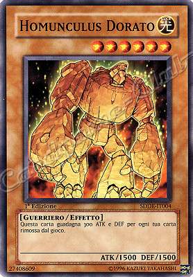 SDDE-IT004 Homunculus Dorato comune 1a Edizione (IT) -NEAR MINT-