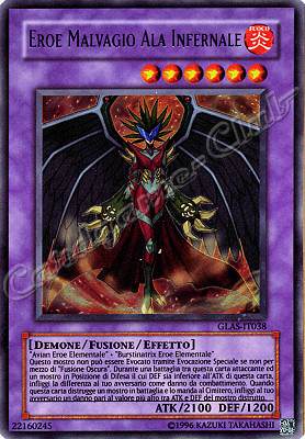 GLAS-IT038 Eroe Malvagio Ala Infernale ultra rara Unlimited (IT) -NEAR MINT-