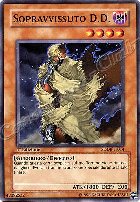 SDDE-IT014 Sopravvissuto D.D. comune 1a Edizione (IT) -NEAR MINT-