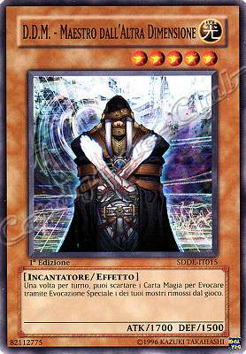 SDDE-IT015 D.D.M.-Maestro dell'Altra Dimensione comune 1a Edizione (IT) -NEAR MINT-