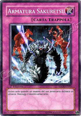 SDDE-IT033 Armatura Sakuretsu comune 1a Edizione (IT) -NEAR MINT-
