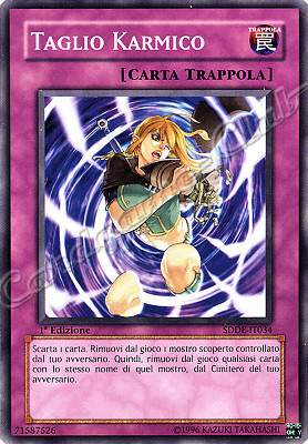 SDDE-IT034 Taglio Karmico comune 1a Edizione (IT) -NEAR MINT-