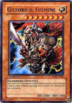 SDRL-IT006 Gilford il Fulmine comune 1a Edizione (IT) -NEAR MINT-