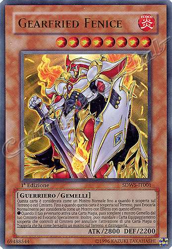 SDWS-IT001 Gearfried Fenice ultra rara 1a Edizione (IT) -GOOD-