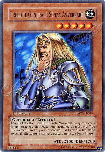 SDWS-IT006 Freed il Generale Senza Avversari comune 1a Edizione (IT) -NEAR MINT-