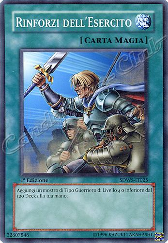 SDWS-IT025 Rinforzi dell'Esercito comune 1a Edizione (IT) -NEAR MINT-