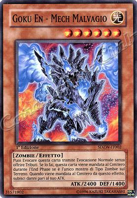 SDZW-IT002 Goku En-Mech Malvagio comune 1a Edizione (IT) -NEAR MINT-