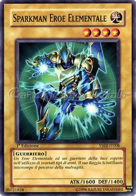 YSDJ-IT008 Sparkman Eroe Elementale comune 1a Edizione (IT) -NEAR MINT-