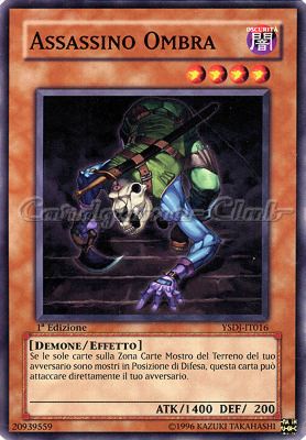 YSDJ-IT016 Assassino Ombra comune 1a Edizione (IT) -NEAR MINT-