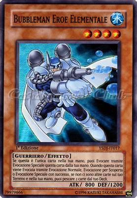YSDJ-IT017 Bubbleman Eroe Elementale super rara 1a Edizione (IT) -NEAR MINT-