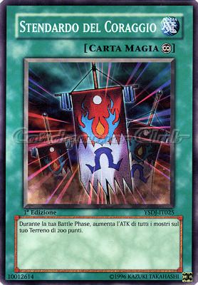 YSDJ-IT025 Stendardo del Coraggio comune 1a Edizione (IT) -NEAR MINT-