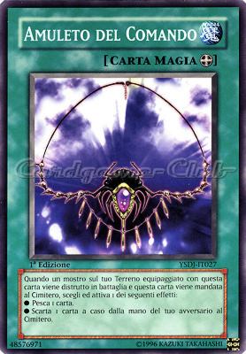 YSDJ-IT027 Amuleto del Comando comune 1a Edizione (IT) -NEAR MINT-