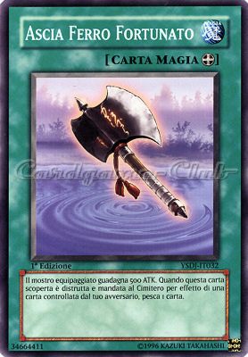 YSDJ-IT032 Ascia Ferro Fortunato comune 1a Edizione (IT) -NEAR MINT-